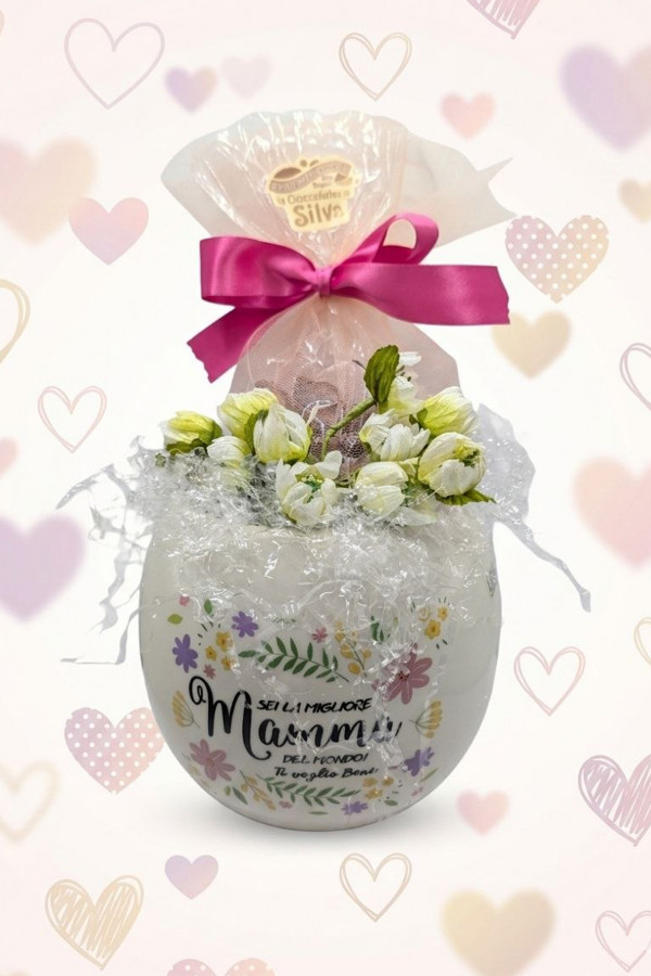 Vaso centrotavola con fiori...