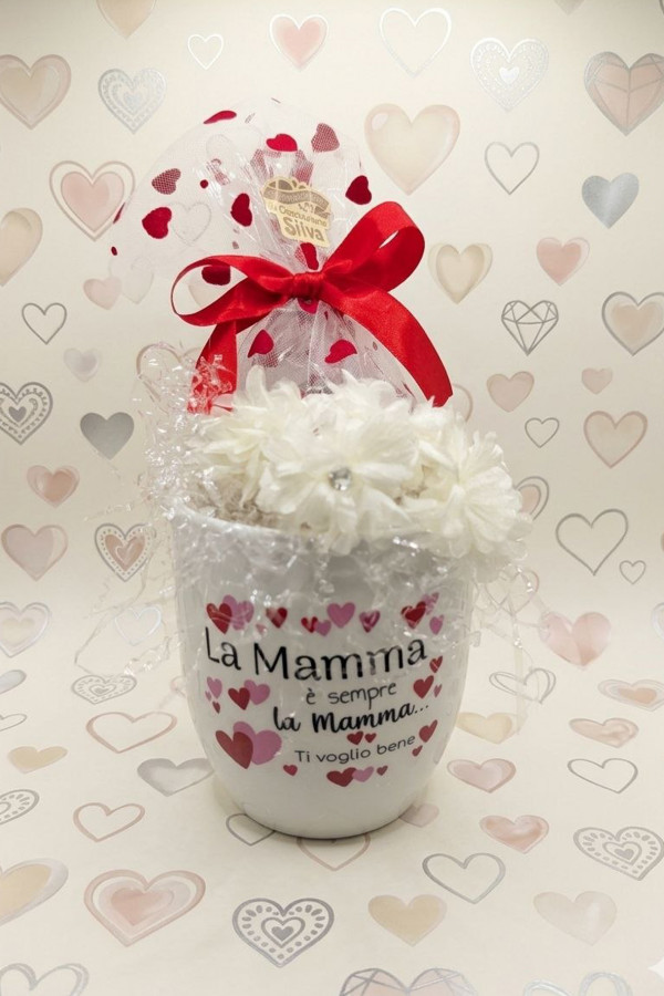 Vaso centrotavola con fiori...